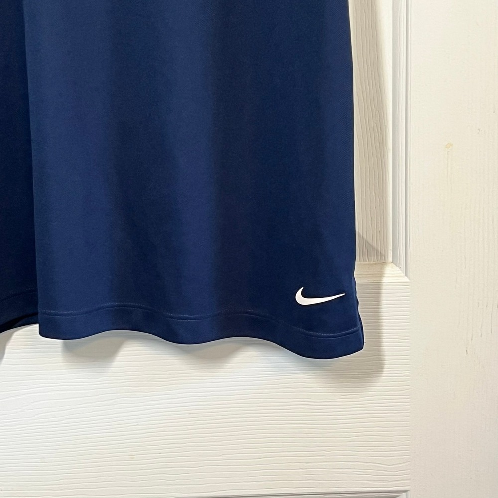 Nike Dri-FIT Mens Polo Shirt Navy Blue Short Sleeve Golf Training Size 1X 1E - Picture 2 of 6